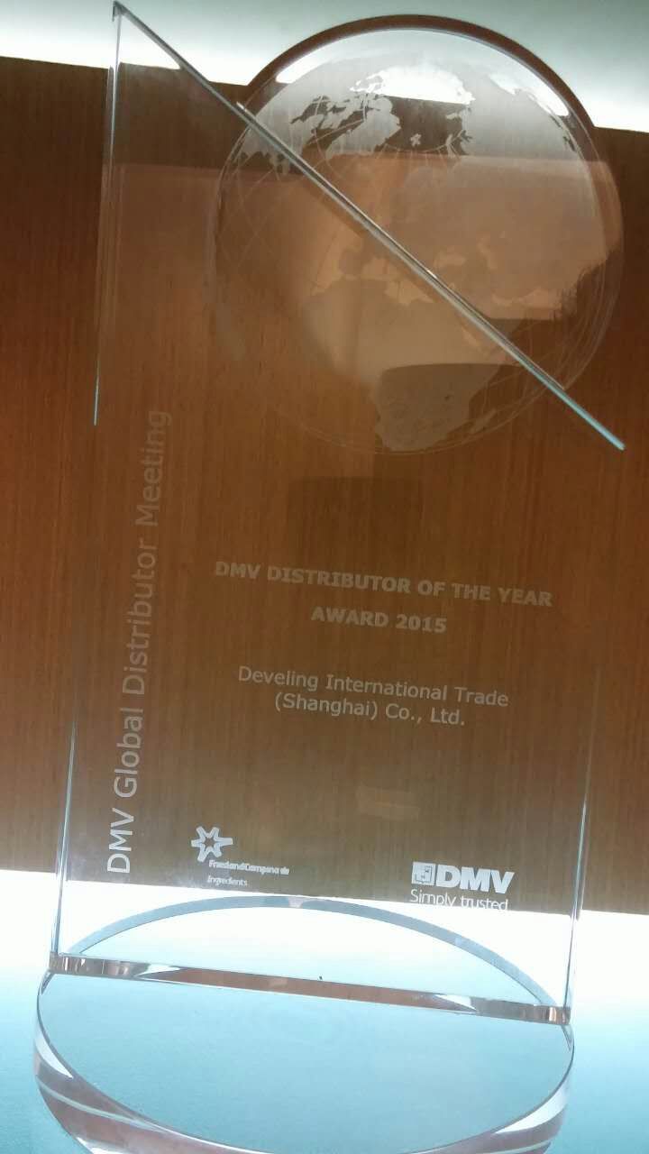 DMV Distributor of the year award 2015
