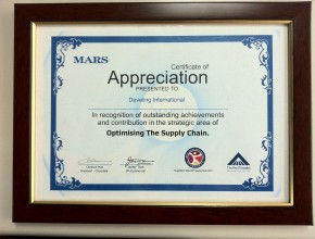 Mars certificate